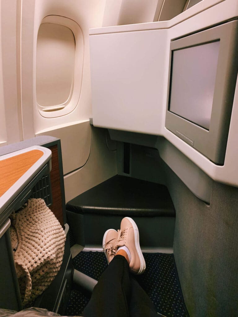 Business class flight